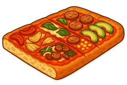 Sicilian pizza icon