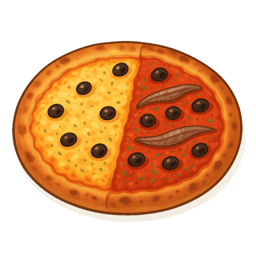 Marseille’s Pizza Moitié-Moitié