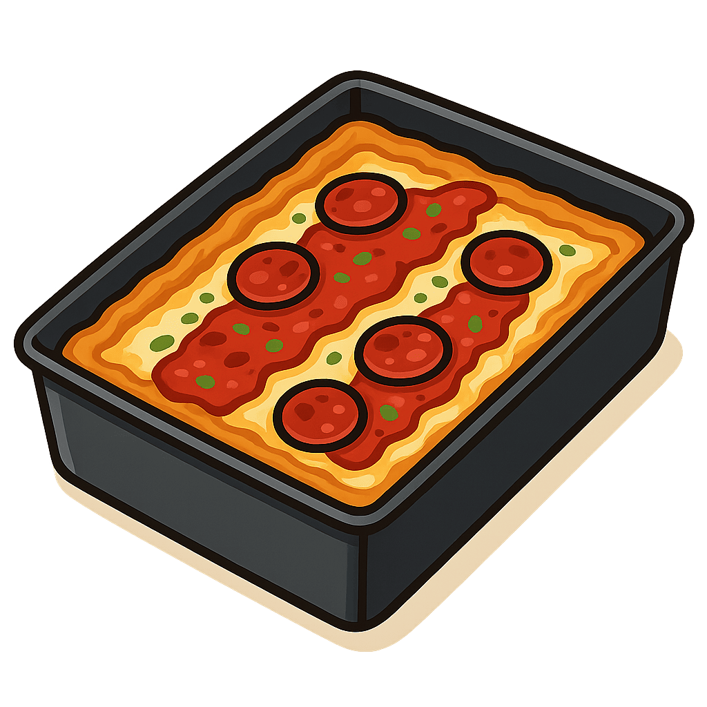 Detroit Style pizza icon